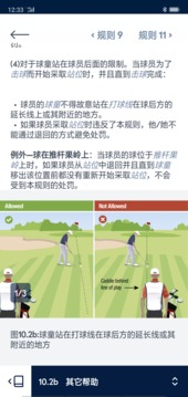 高尔夫球规则截图