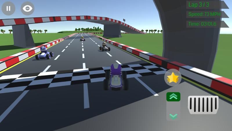 Mini Speedy Racers经典版游戏截图