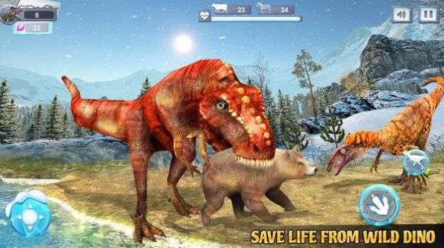 恐龙动物战斗模拟器免费版手游截图