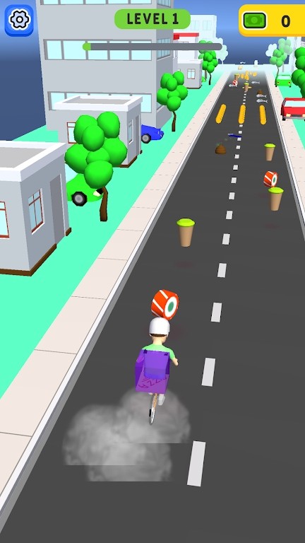 自行车披萨跑步者纯净版游戏截图