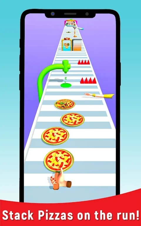 披萨长堆栈冲刺手机版游戏截图